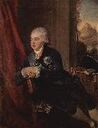 Ludwig Guttenbrunn Portrait of prince Alexey Kurakine Sweden oil painting artist